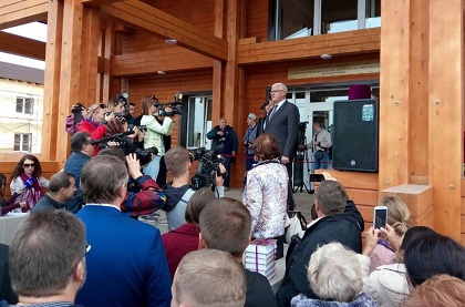 Сергей Брилка в Анге: открытие культурно-просветительского центра Святителя Иннокентия – одно  из ключевых событий юбилейного для Иркутской области года   